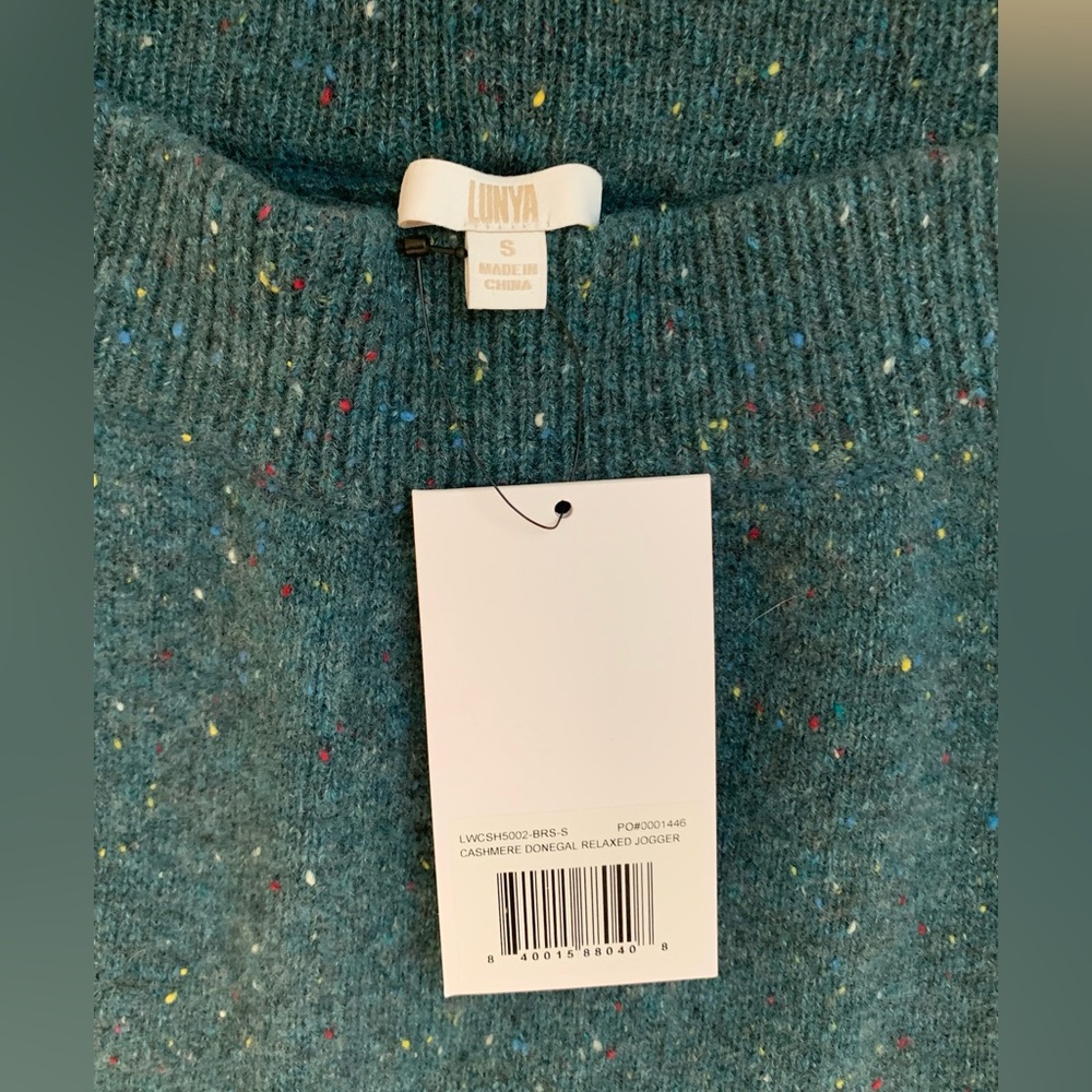 NWT Lunya limited edition jogger (XS/S) SOLD OUT $500+ retail 100% cashmere - Picture 4 of 6